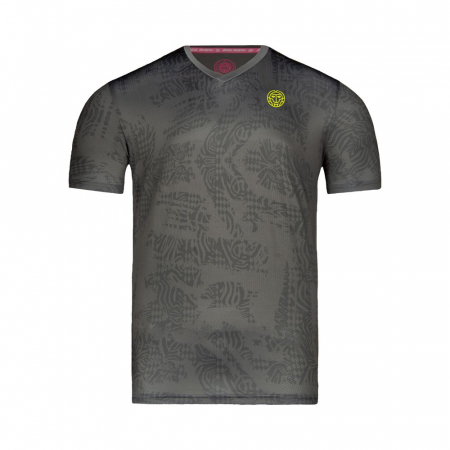 Tricou barbati - Tricou barbat BIDI BADU Yero Tech Polo - Gri Inchis