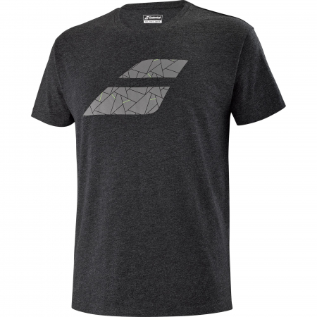 Tricou barbati - Tricou barbati Babolat Exercise Big Flag  - Negru