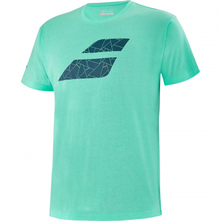 Tricou barbati Babolat Exercise Big Flag  - verde [1]