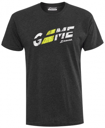 Tricou barbati - Tricou barbati Babolat Exercise Flag Message - negru