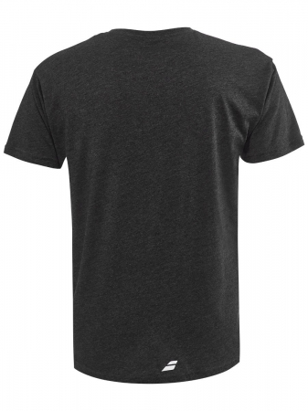 Tricou barbati Babolat Exercise Flag Message - negru [1]