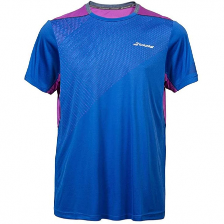 Tricou barbati - Tricou barbati Babolat Performance Crew Neck - Albastru