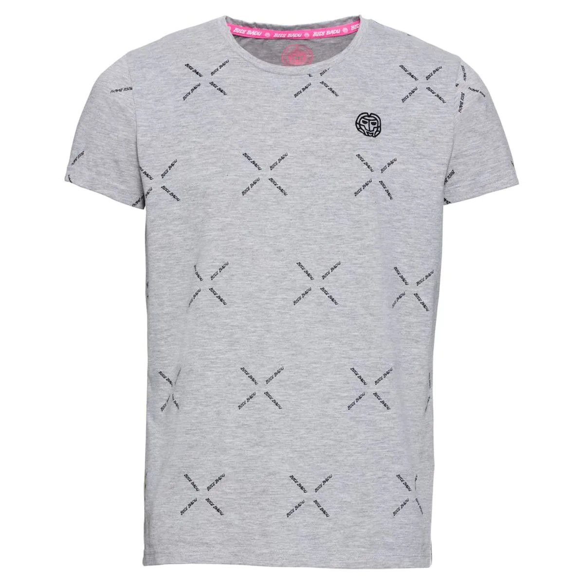 Imbracaminte barbati - Tricou BIDI BADU Aleko Basic Tape Barbat - Gri