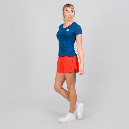 Tricou BIDI BADU Anni Burnout Dama - Albastru Inchis [2]