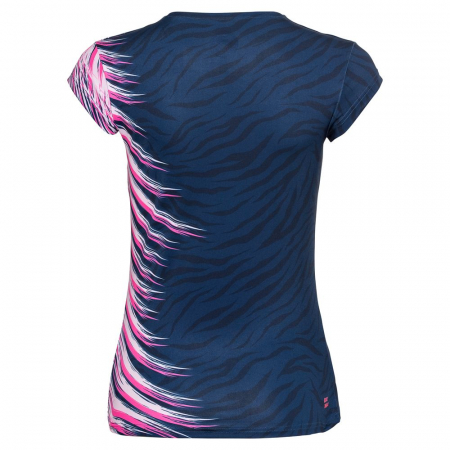 Tricou BIDI BADU Bella 2.0 Tech Dama - Albastru Inchis/Roz [1]