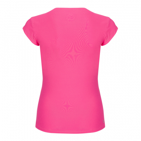 Tricou BIDI BADU Bella 2.0 Tech V-Neck Dama - Roz [1]