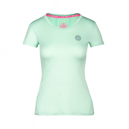 Tricou fete - Tricou BIDI BADU Calla Tech Roundneck Fata - Menta