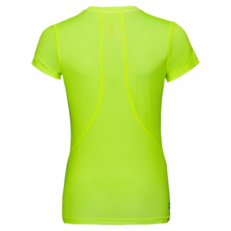 Tricou BIDI BADU Calla Tech Roundneck Fata - Galben Neon [1]