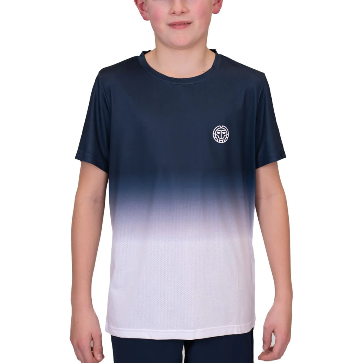Tricou BIDI BADU Crew Gradiant Baiat - Albastru Inchis/Alb [1]