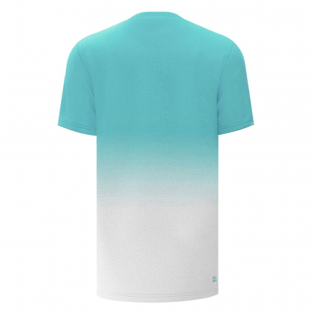 Tricou BIDI BADU Crew Gradiant Baiat - Aqua/Alb [1]