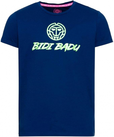 Tricou barbati - Tricou BIDI BADU Luam Basic Logo Barbat - Albastru Inchis