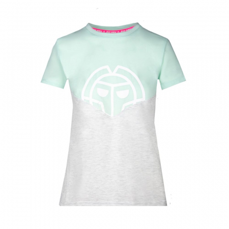 Tricou fete - Tricou BIDI BADU Mandisa Lifestyle Fata - Menta/Alb