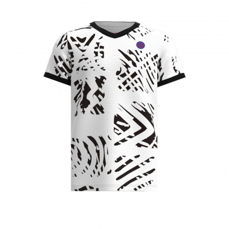 Tricou baieti - Tricou BIDI BADU Melbourne V-Neck Baiat - Alb/Negru