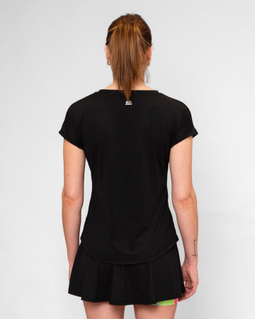 Tricou BIDI BADU New York Capsleeve Dama - Negru/Mixed [1]