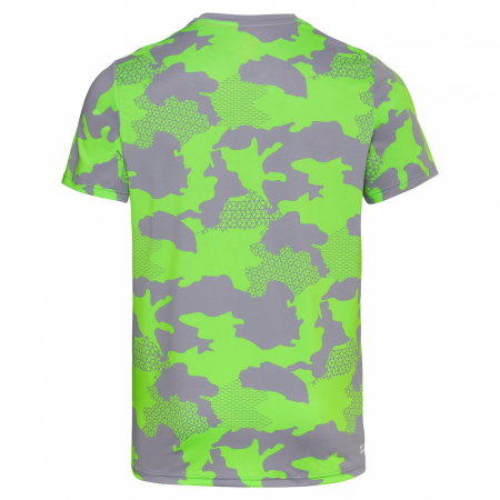 Tricou BIDI BADU Nio Tech Barbat - Gri/Verde [1]