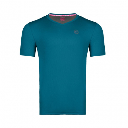 Imbracaminte barbati - Tricou BIDI BADU Ted Tech Barbat - Petrol/Gri