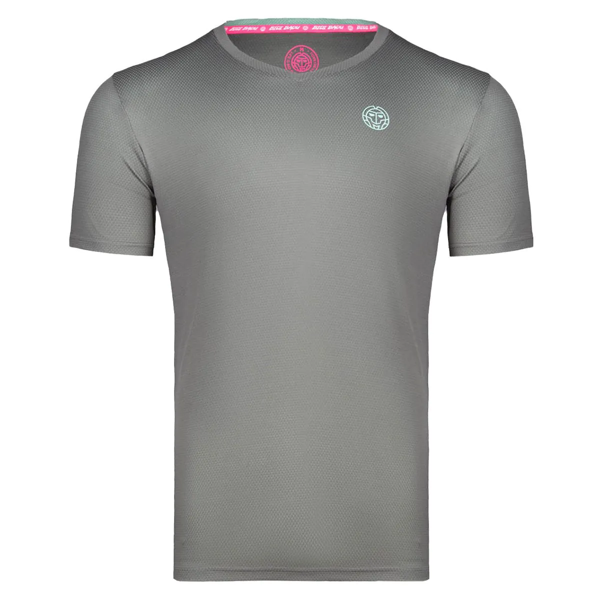 Imbracaminte barbati - Tricou BIDI BADU Ted Tech Barbat - Gri/Menta