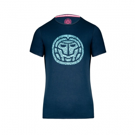 Tricou fete - Tricou BIDI BADU Wakilia Lifestyle Fata - Albastru Inchis