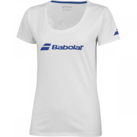 Tricou fete Babolat Exercise - alb [1]
