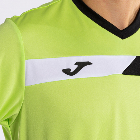 Tricou Joma Court LIME BLACK WHITE [3]
