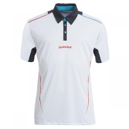 Tricou barbati - Tricou Polo barbati Babolat Match Performance - Alb