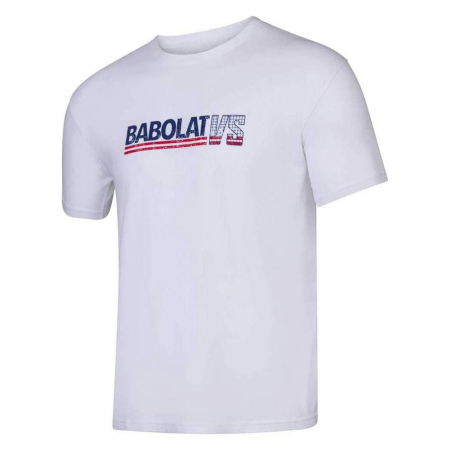 Tricou vintage Babolat Exercise Barbat - alb [1]