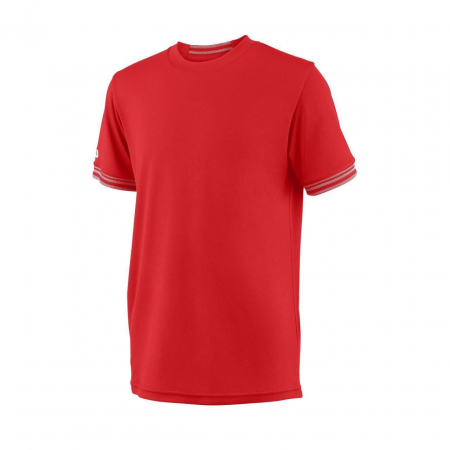 Tricou baieti - Tricou Wilson Team Solid Crew, baieti, rosu