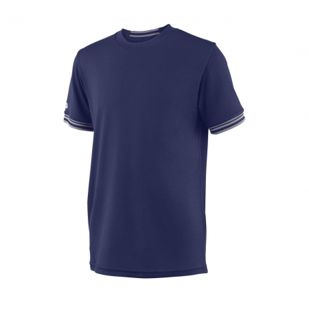 Tricou baieti - Tricou Wilson Team Solid Crew, baieti, albastru