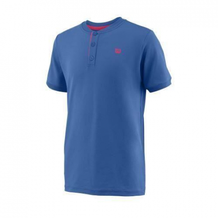 Tricou baieti - Tricou Wilson UWII Henley, baieti, albastru