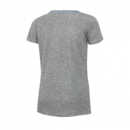 Tricou Wilson W Script, pentru femei, Gri/Albastru [1]