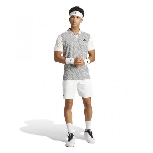 adidas A.O. Pro Airchill Freelift Polo Tricou Tenis Barbati Verde deschis, Gri, Negru [6]