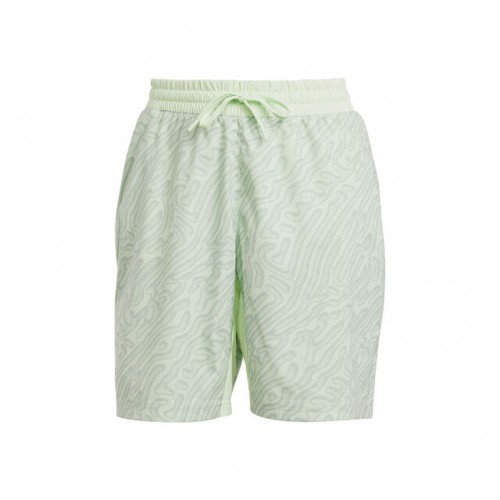 adidas A.O. Pro Ergo Short Pantaloni Scurti Tenis Barbati Verde deschis, Lime, Negru [1]