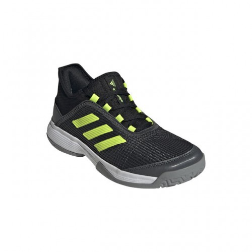 adidas Adizero Club Jr. All Court Incaltaminte Tenis Unisex Copii Negru, Galben [4]