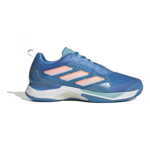 adidas Avacourt Clay Incaltaminte Tenis Zgura Femei Albastru, Alb, Portocaliu [1]