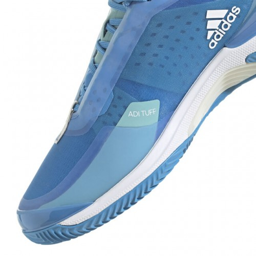 adidas Avacourt Clay Incaltaminte Tenis Zgura Femei Albastru, Alb, Portocaliu [7]