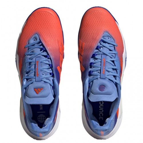 adidas Barricade Clay Incaltaminte Tenis Zgura Barbati Albastru, Portocaliu, Alb [3]