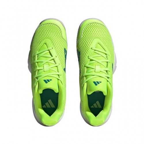 adidas Barricade Jr. All Court Incaltaminte Tenis Unisex Copii Verde lime, Albastru, Alb [3]