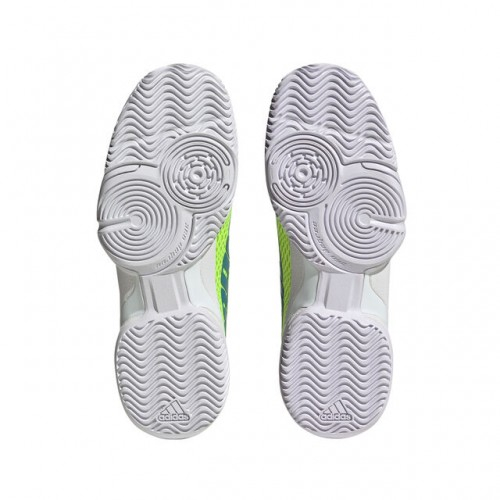 adidas Barricade Jr. All Court Incaltaminte Tenis Unisex Copii Verde lime, Albastru, Alb [4]