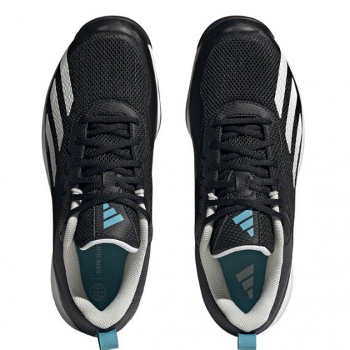 adidas Courtflash Speed All Court Incaltaminte Tenis Barbati Negru, Alb, Albastru deschis [3]