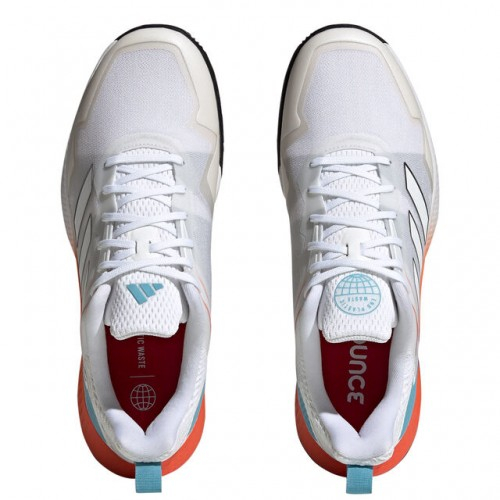 adidas Defiant Speed Clay Incaltaminte Tenis Zgura Barbati Alb, Portocaliu, Gri, Albastru, Negru [3]