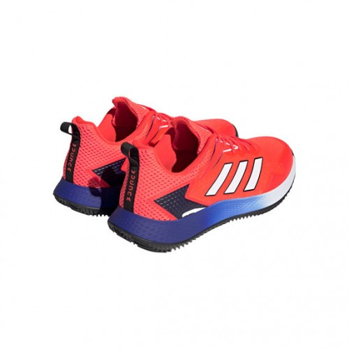adidas Defiant Speed Clay Incaltaminte Tenis Zgura Barbati Portocaliu, Albastru, Argintiu, Negru [5]