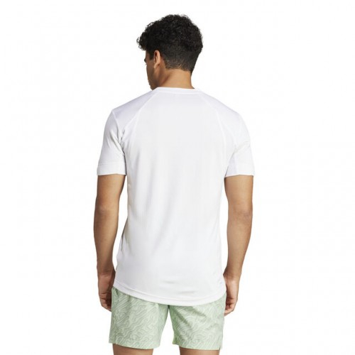 adidas Freelift Tee Tricou Tenis Barbati Alb, Negru [3]