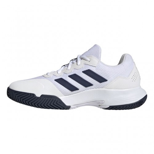 adidas Game Court 2 All Court Incaltaminte Tenis Barbati Alb, Bleumarin [2]