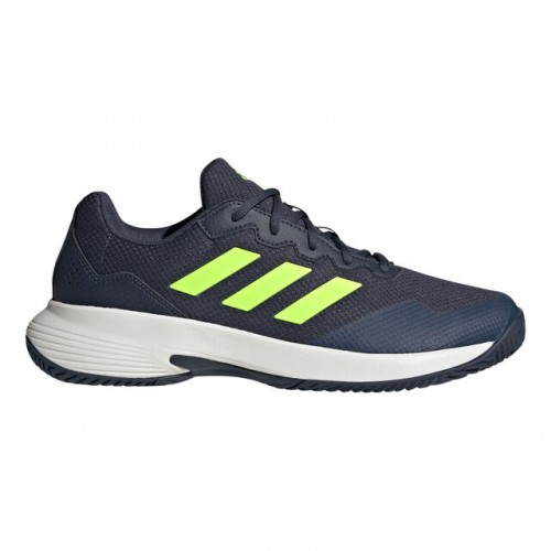 adidas Game Court 2 All Court Incaltaminte Tenis Barbati Negru, Verde neon, Alb [1]