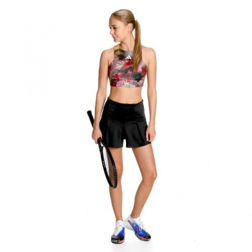 adidas Melbourne Match Short Pantaloni Scurti Tenis Femei Negru, Alb [2]