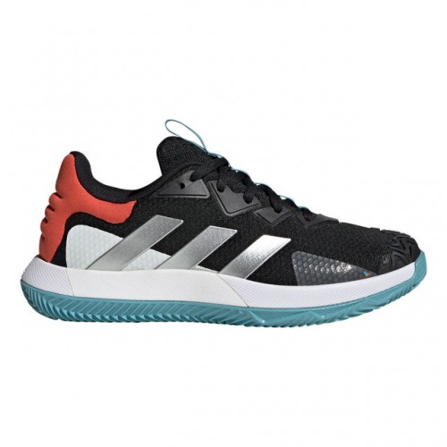 adidas SoleMatch Control Clay Incaltaminte Tenis Zgura Barbati Negru, Argintiu, Portocaliu, Albastru [1]
