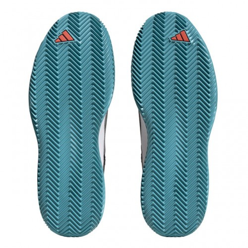 adidas SoleMatch Control Clay Incaltaminte Tenis Zgura Barbati Negru, Argintiu, Portocaliu, Albastru [4]