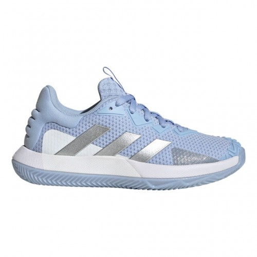 adidas SoleMatch Control Clay Incaltaminte Tenis Zgura Femei Albastru deschis, Argintiu, Alb [1]