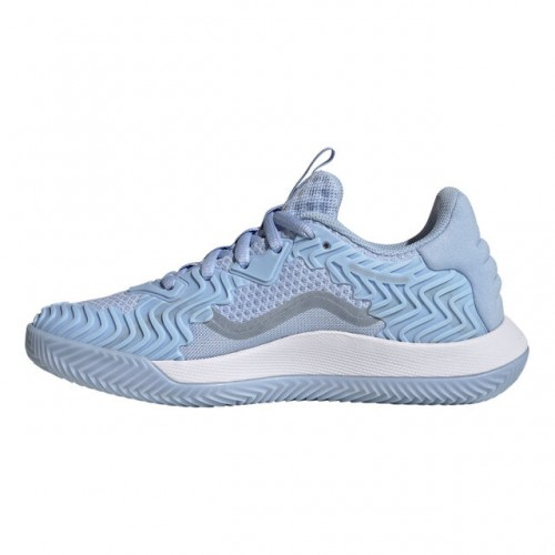 adidas SoleMatch Control Clay Incaltaminte Tenis Zgura Femei Albastru deschis, Argintiu, Alb [2]