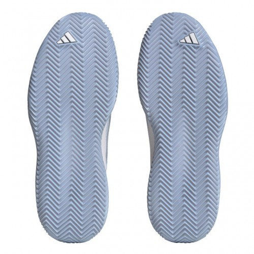 adidas SoleMatch Control Clay Incaltaminte Tenis Zgura Femei Albastru deschis, Argintiu, Alb [4]
